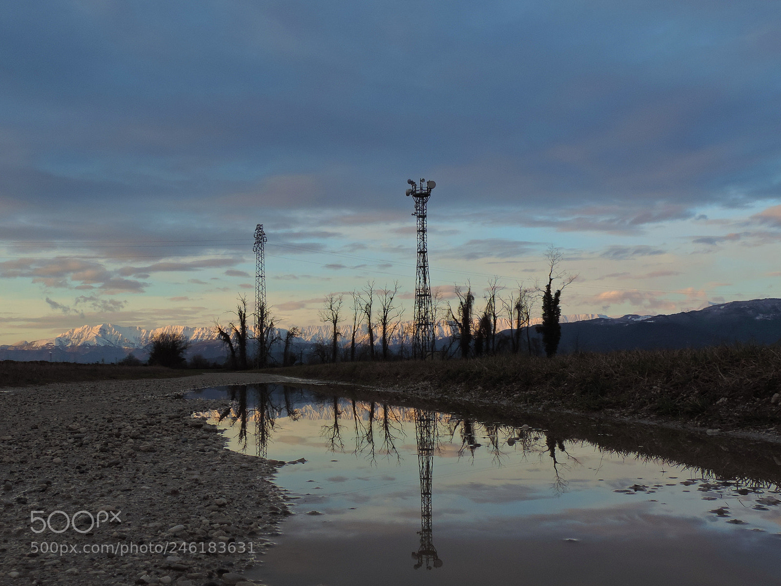Nikon Coolpix P520 sample photo. Riflessi sulla pozzanghera photography