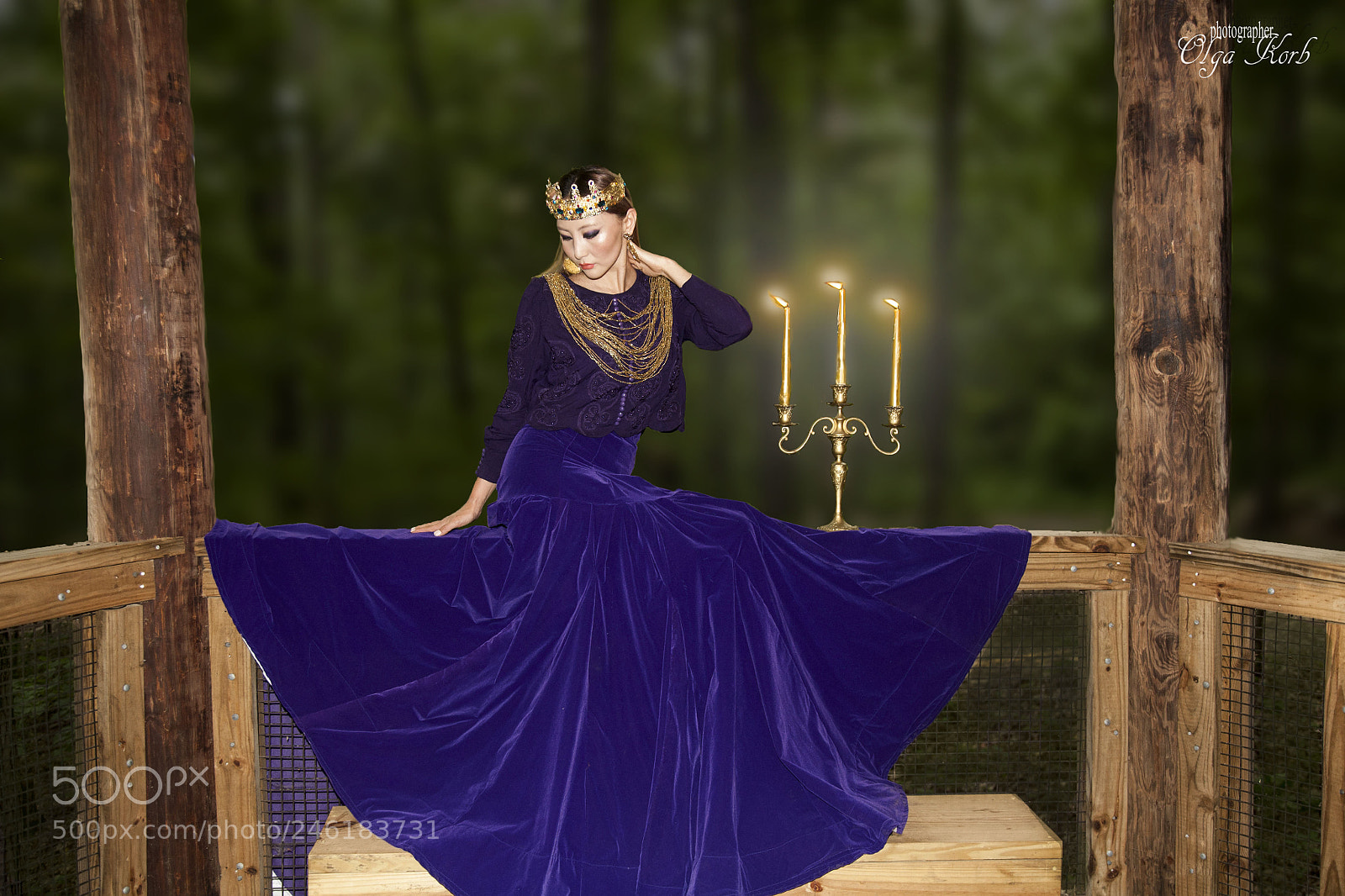 Canon EOS 5D sample photo. Night in the wood photography