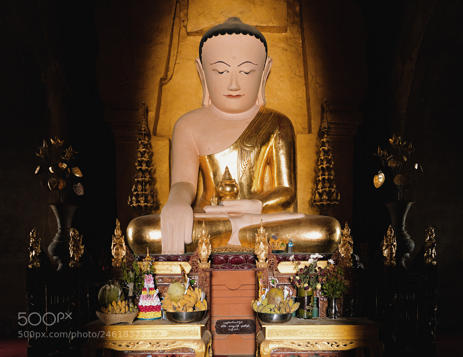 Sony a7R II sample photo. Bagan buddha photography