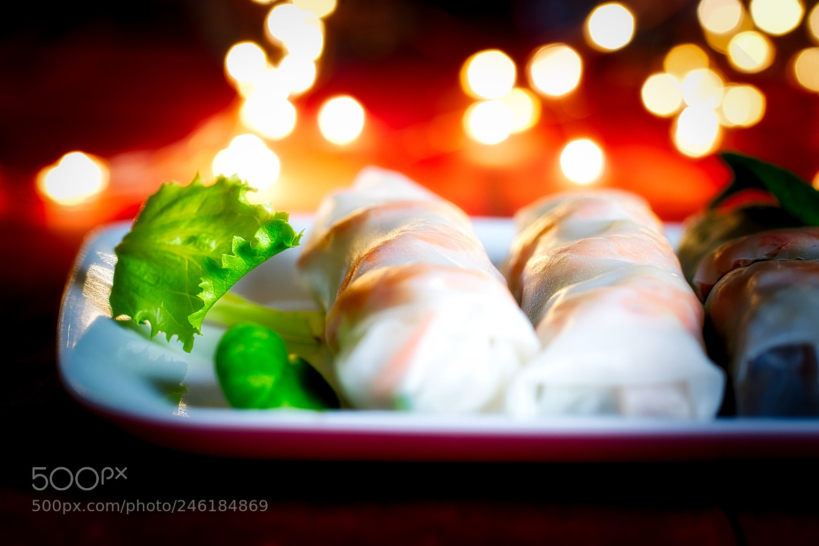 Nikon D5500 sample photo. Spring rolls photography