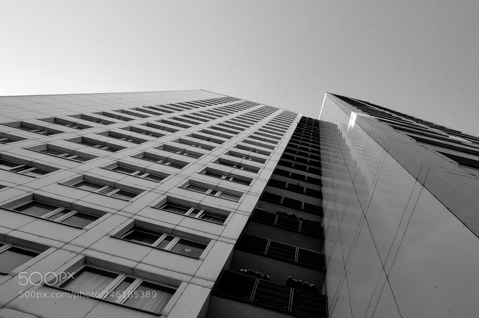 Nikon D90 sample photo. Lines of a building photography