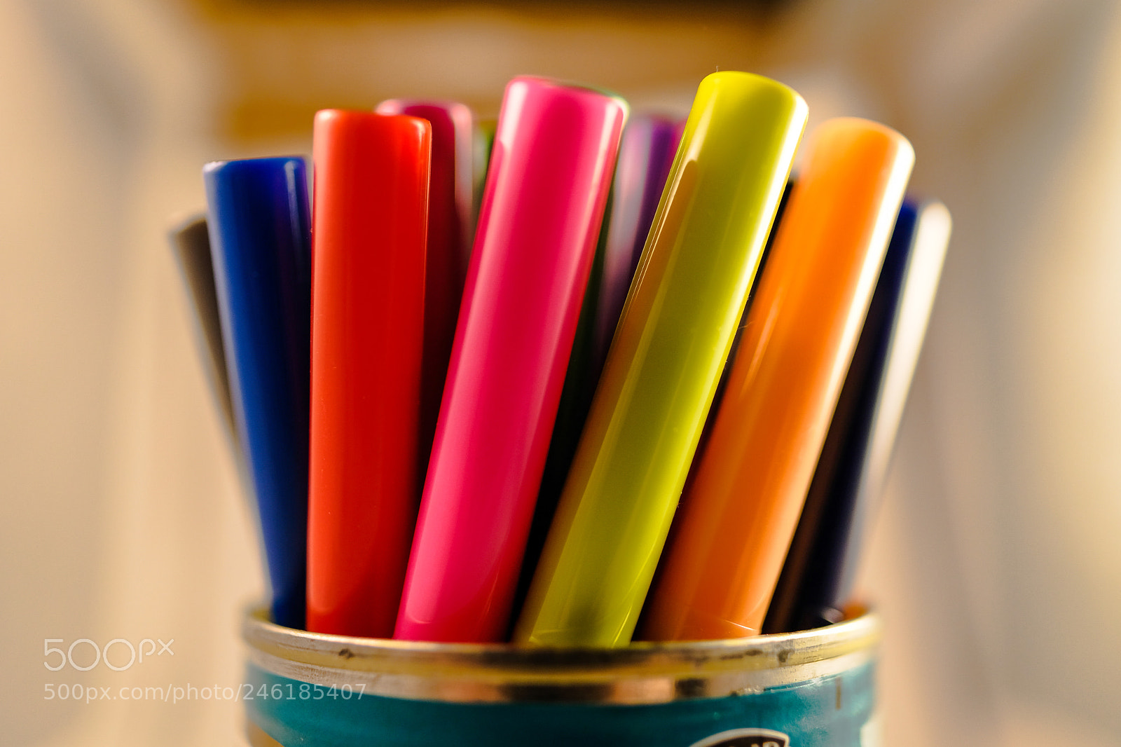Fujifilm X-T2 sample photo. Colorful pens photography