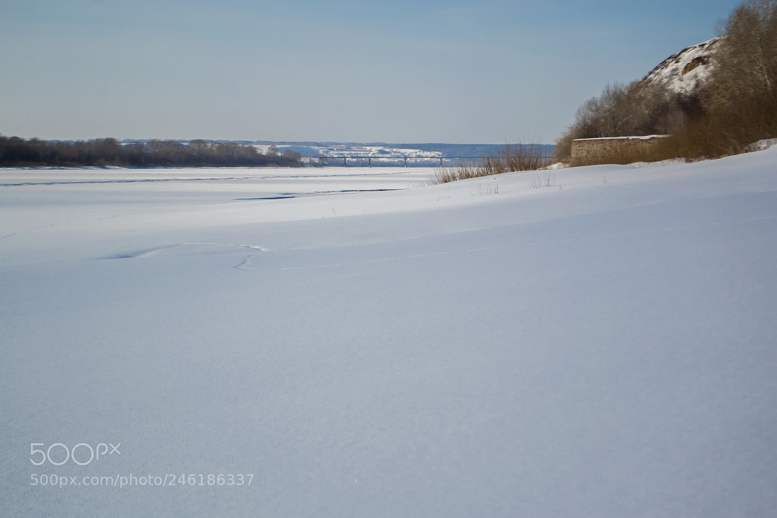 Nikon D3100 sample photo. Snow desert photography