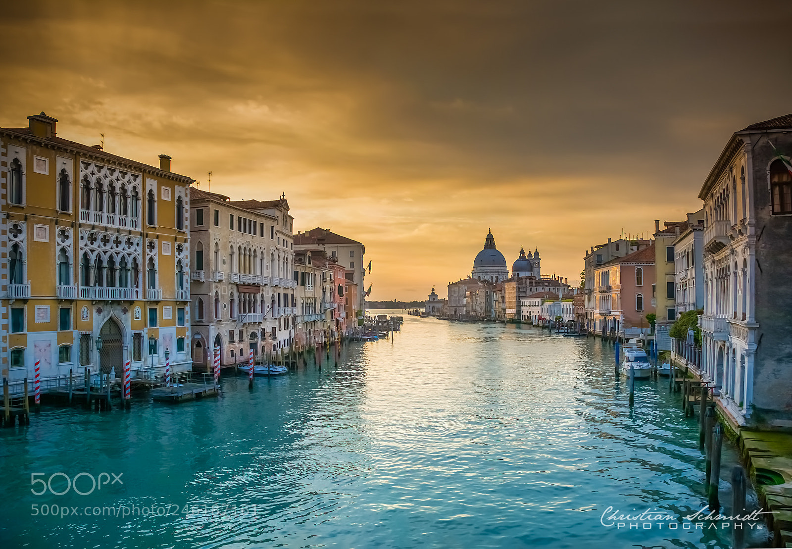 Nikon D7100 sample photo. Canale grande sunrise photography