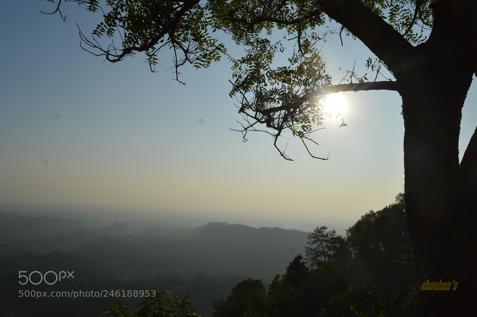 Nikon D3200 sample photo. Bandorbon hills' view photography
