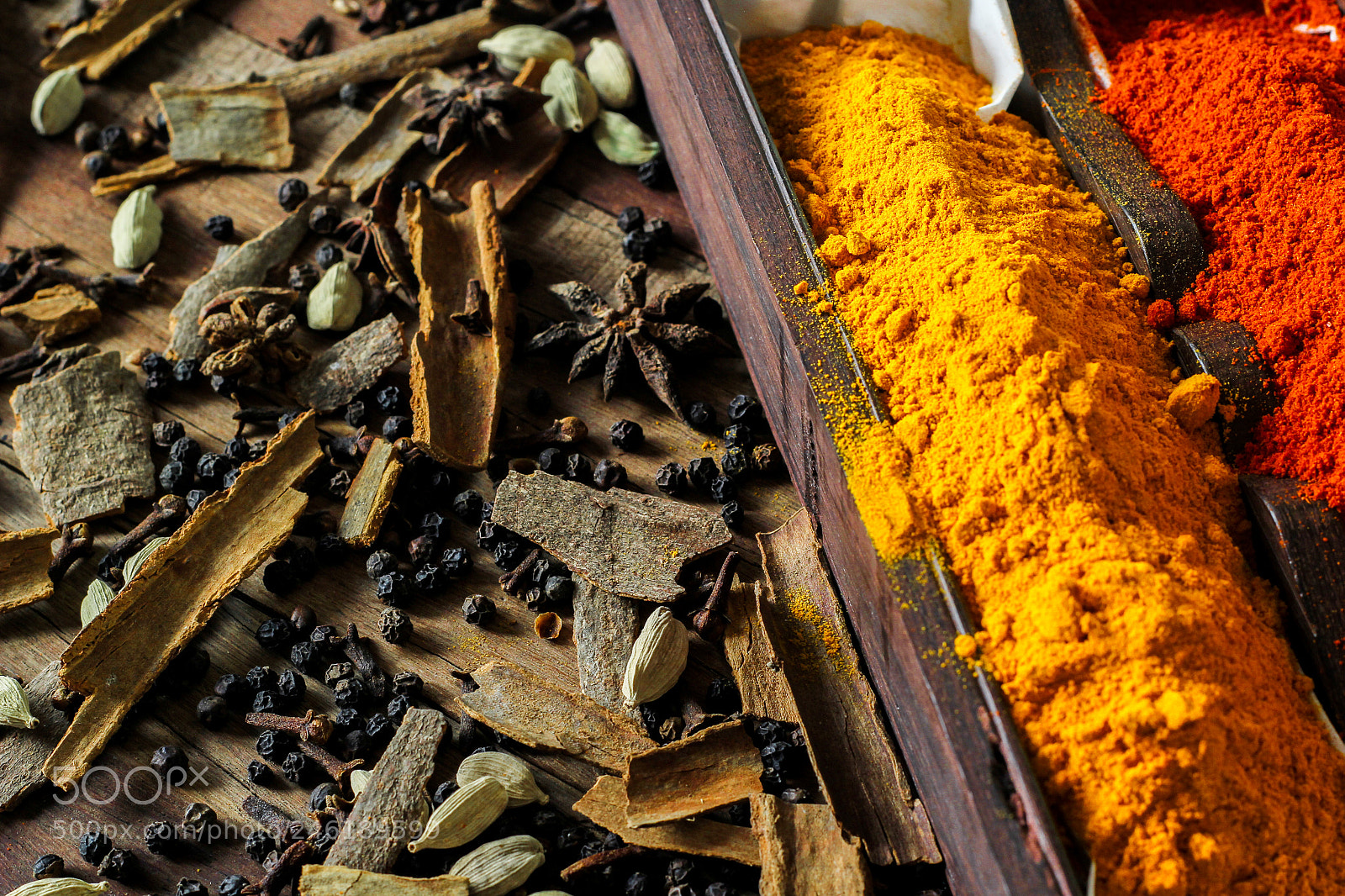 Canon EOS 60D sample photo. Spices photography