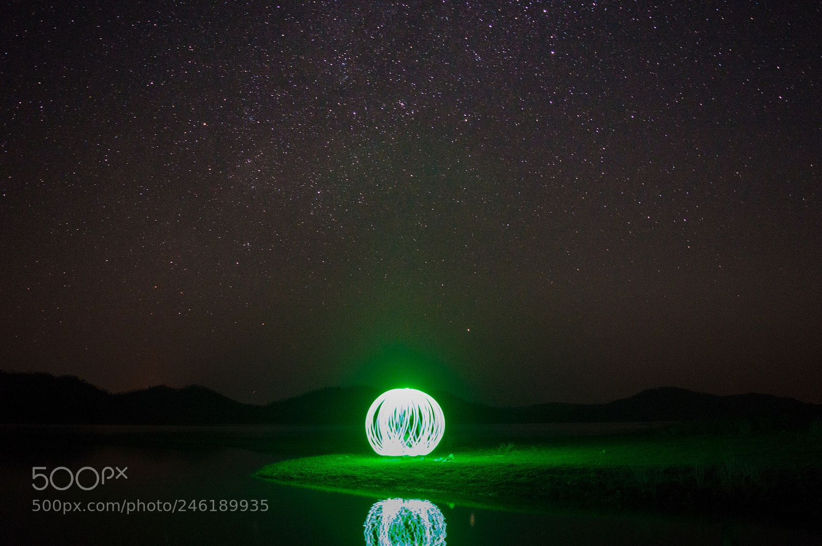 Nikon D3200 sample photo. Ball of light photography