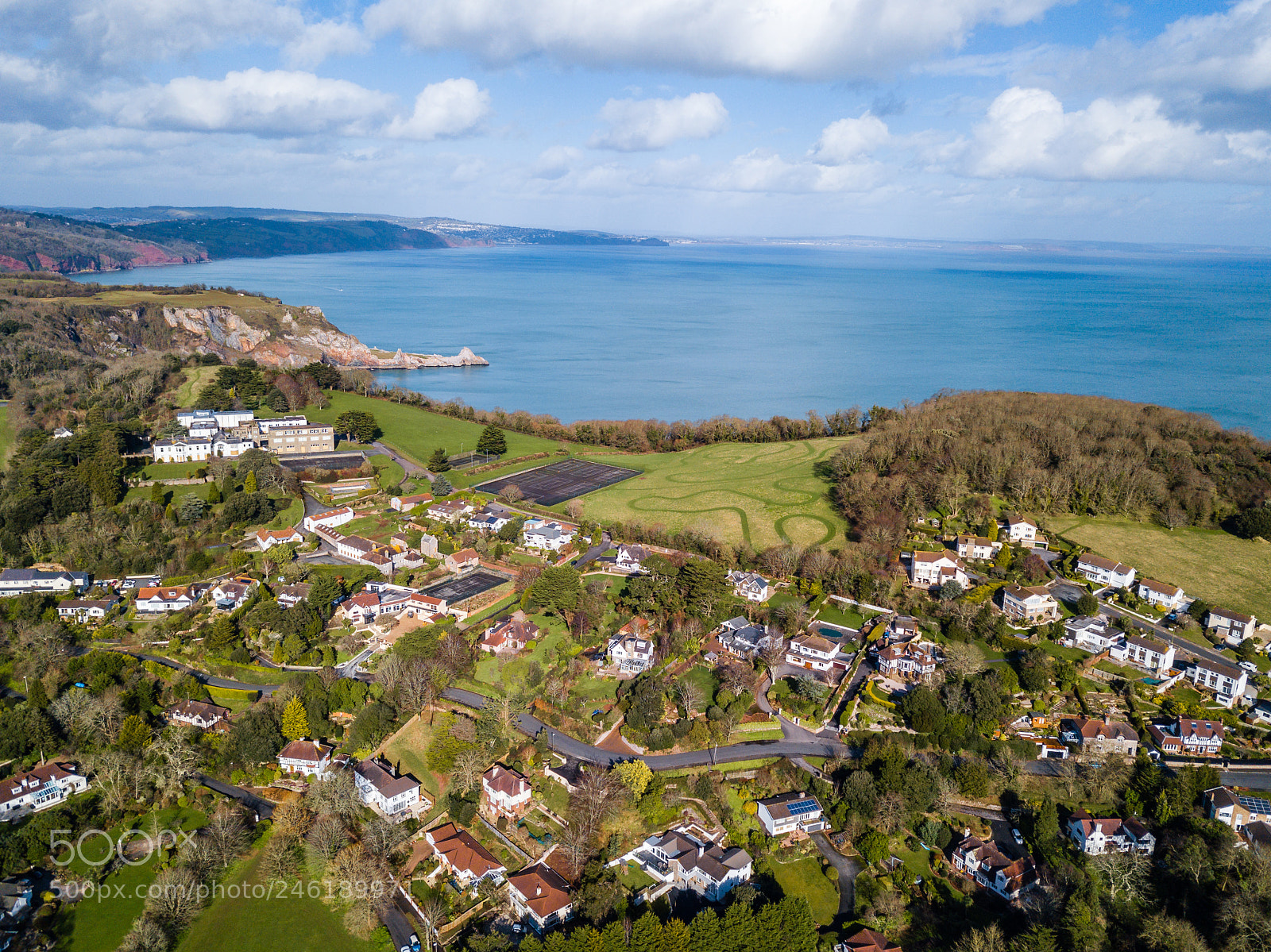 DJI FC220 sample photo. Lyme bay photography