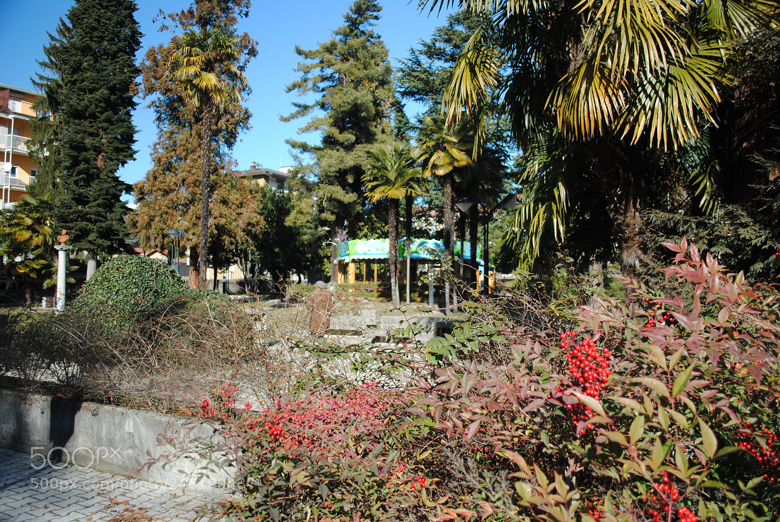 Nikon D3000 sample photo. Park anlage in luino photography