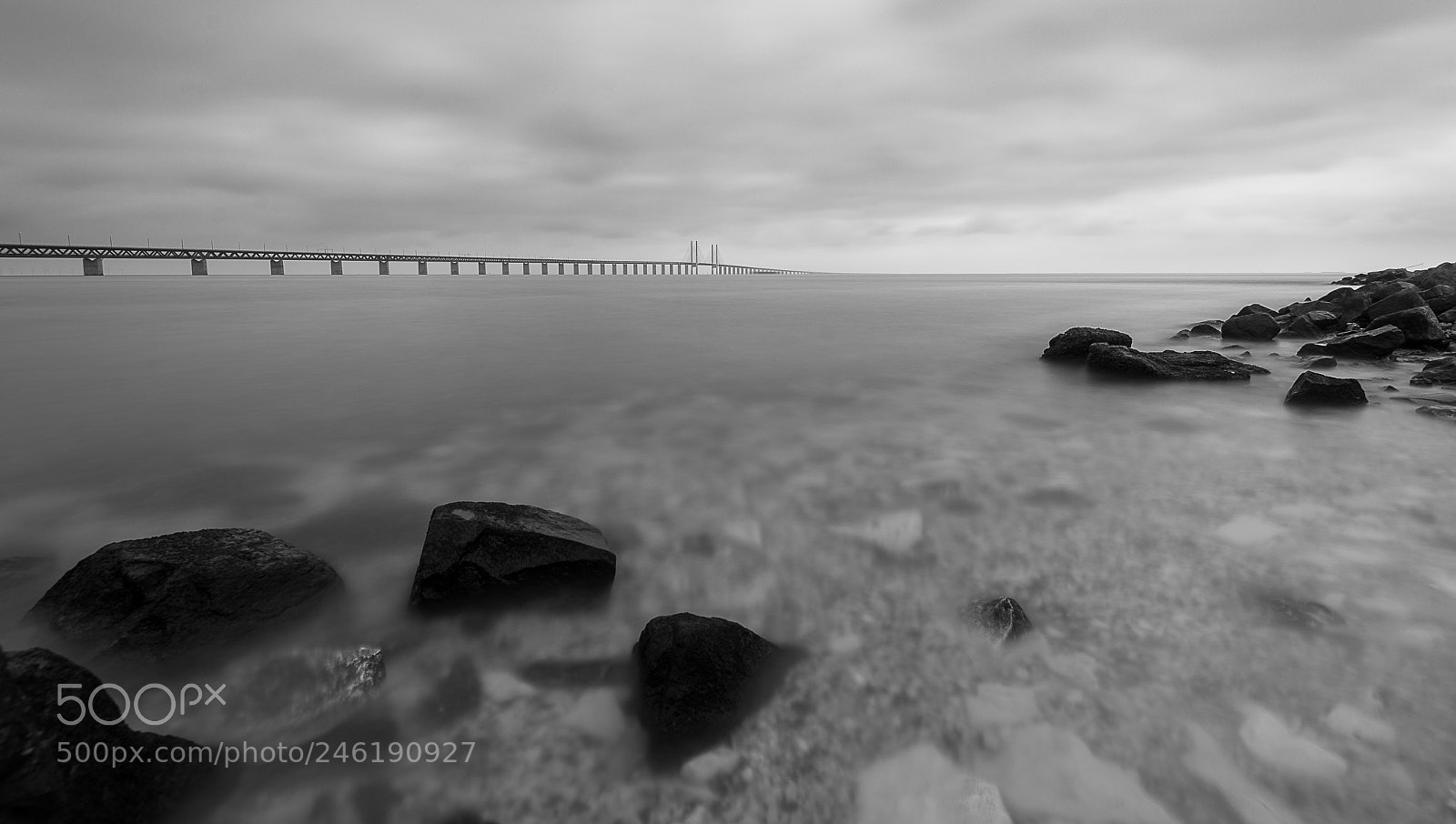 Nikon D800 sample photo. Øresund bridge photography
