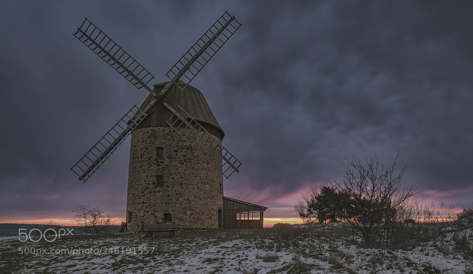 Nikon D810 sample photo. Old windmill and changing photography