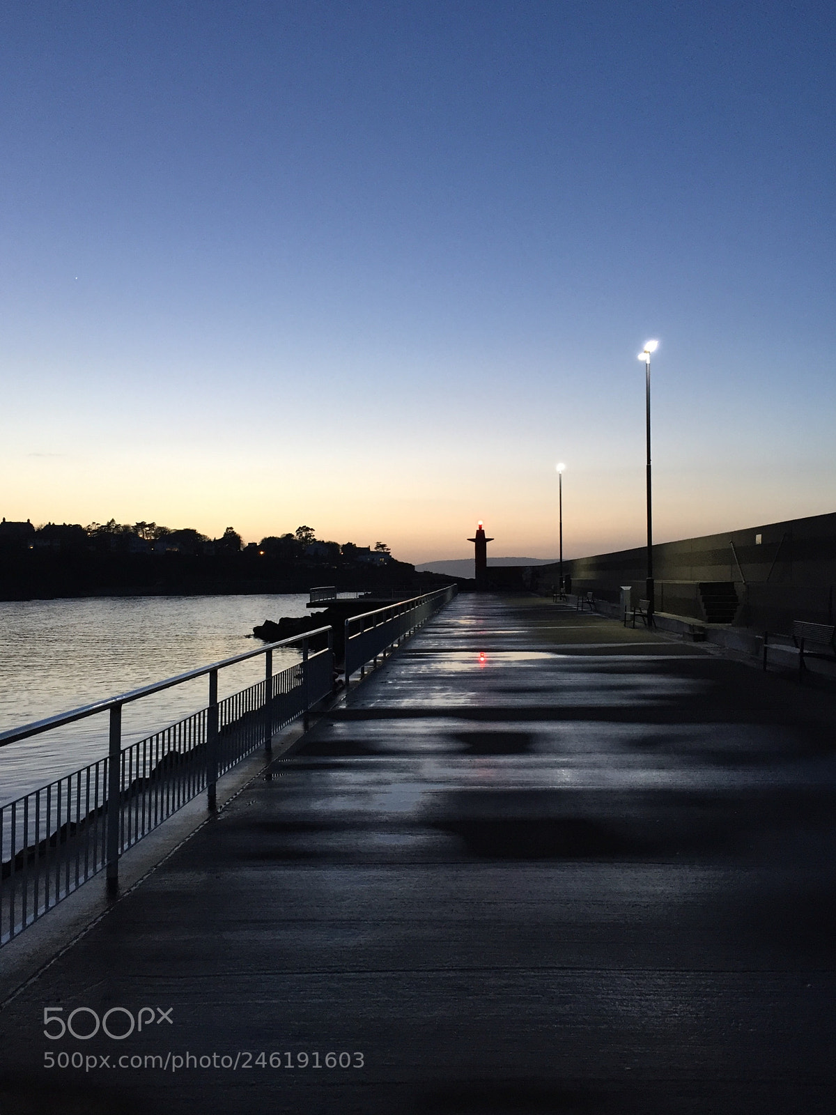 Apple iPhone 6 sample photo. Harbour twilight photography