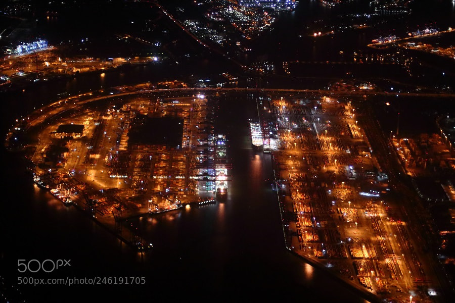 Canon EOS M5 sample photo. Port of hamburg photography