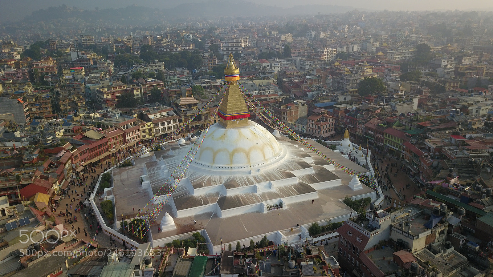 DJI FC220 sample photo. Stupa bodhnath kathmandu, nepal photography