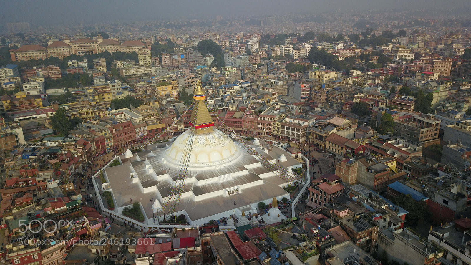 DJI FC220 sample photo. Stupa bodhnath kathmandu, nepal photography