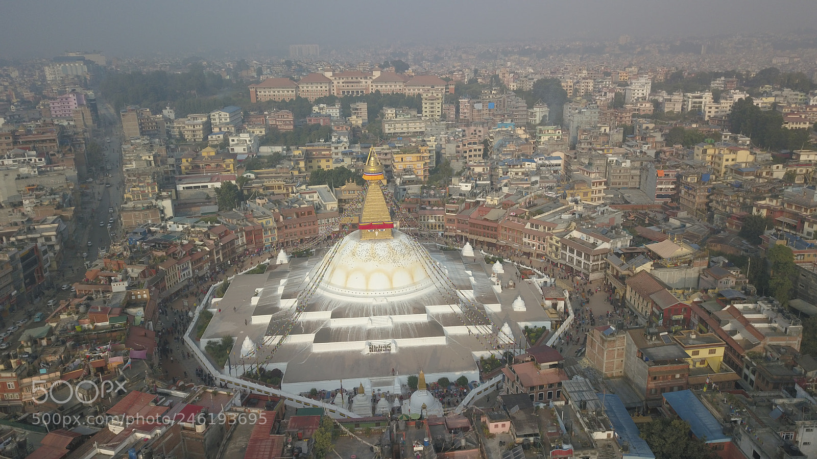 DJI FC220 sample photo. Stupa bodhnath kathmandu, nepal photography