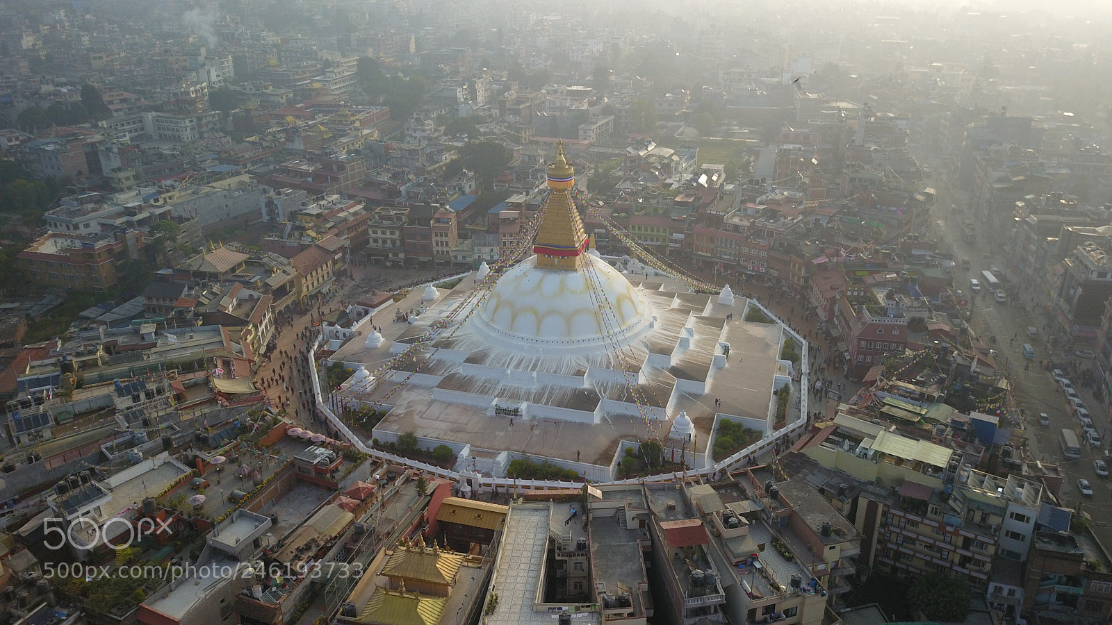 DJI FC220 sample photo. Stupa bodhnath kathmandu, nepal photography