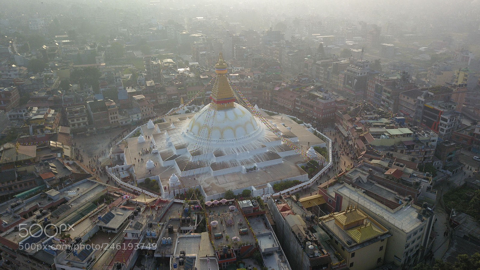 DJI FC220 sample photo. Stupa bodhnath kathmandu, nepal photography