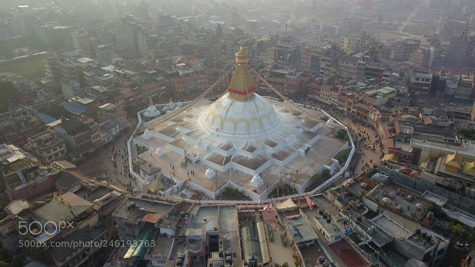 DJI FC220 sample photo. Stupa bodhnath kathmandu, nepal photography
