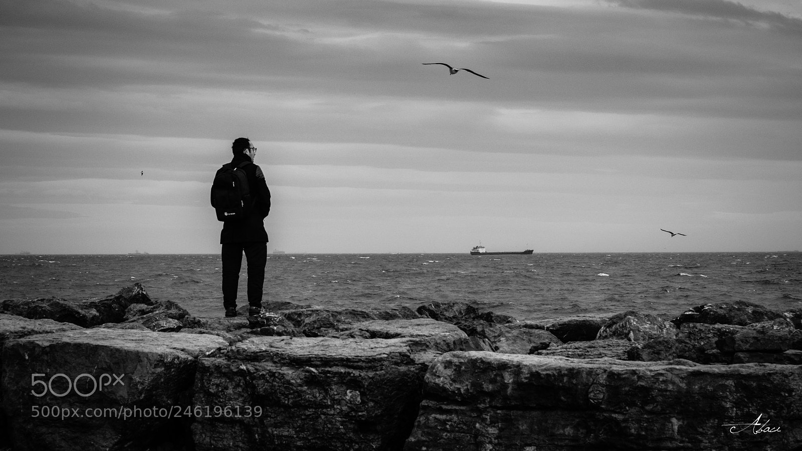 Fujifilm X-T2 sample photo. Mann an der see photography