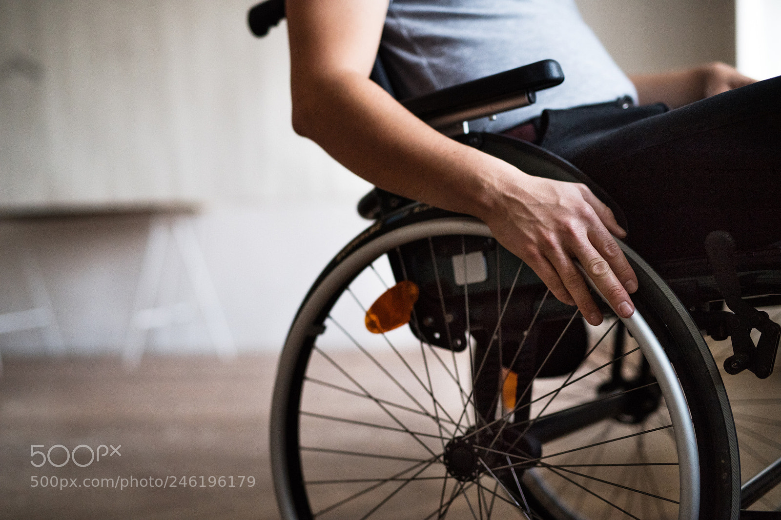 Nikon D5 sample photo. Man in wheelchair at photography