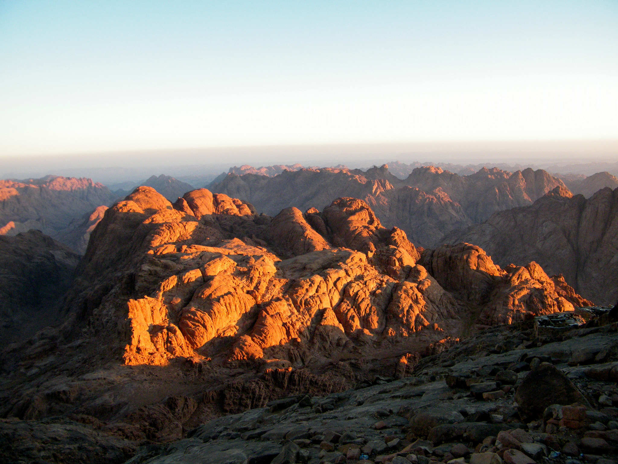 Fujifilm FinePix S2000HD sample photo. Morning on moses mountain, sinai photography