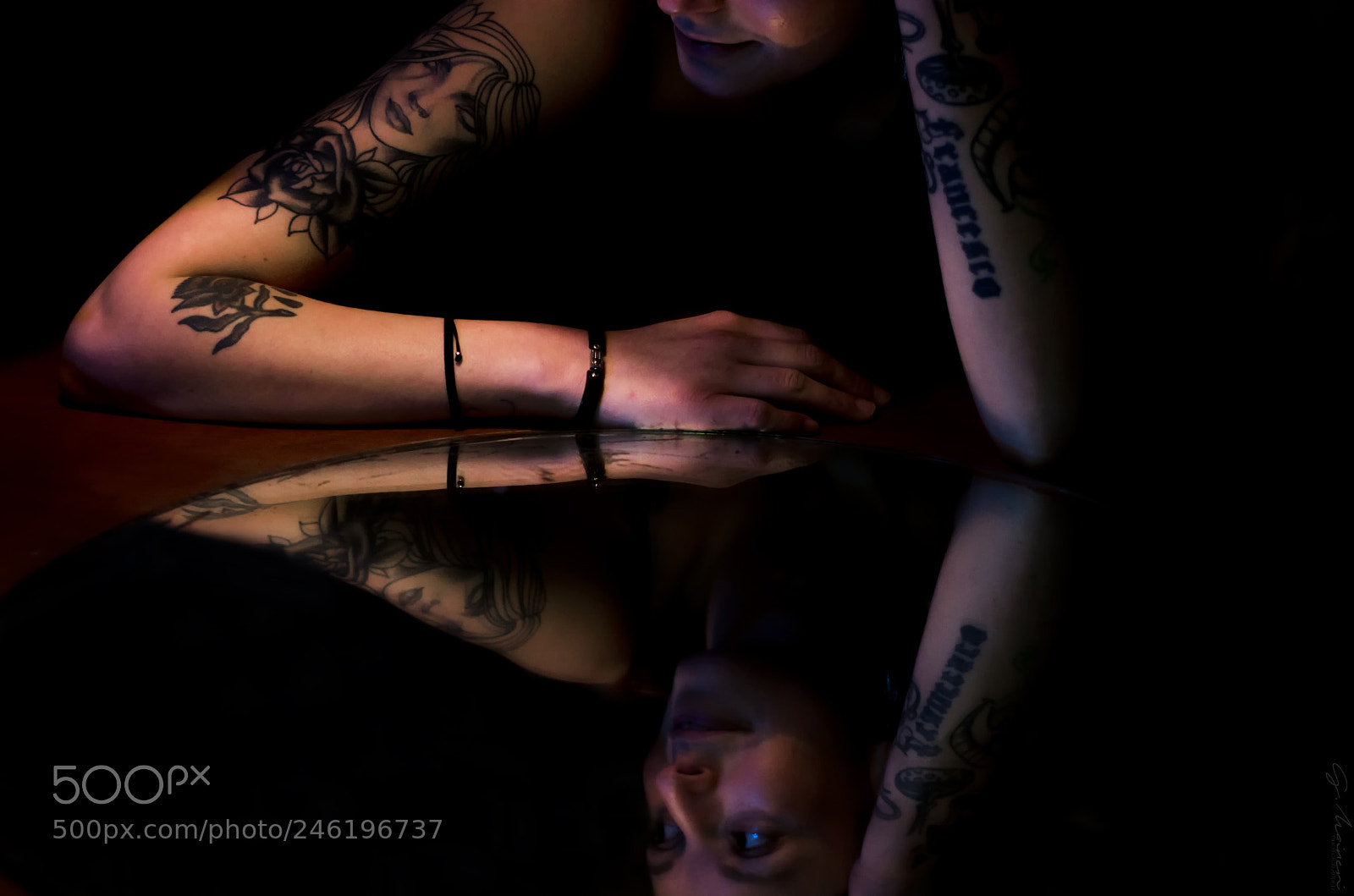 Nikon D5100 sample photo. Leila in the mirror photography
