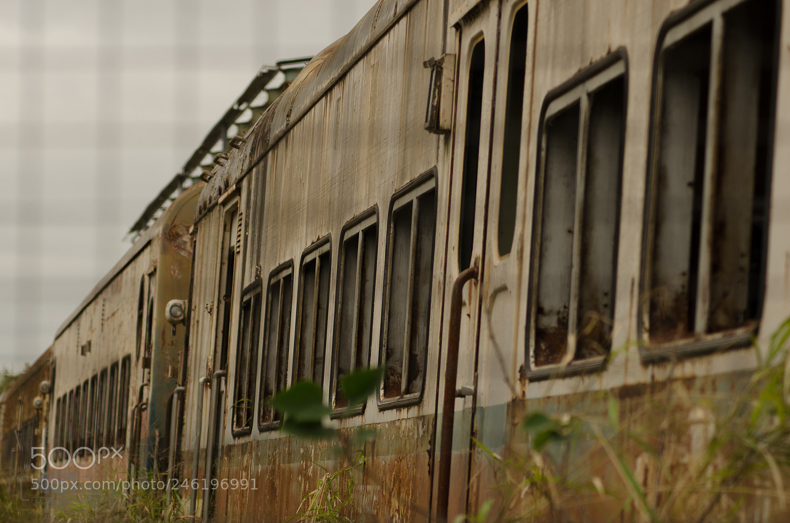 Nikon D5100 sample photo. Train abandond photography