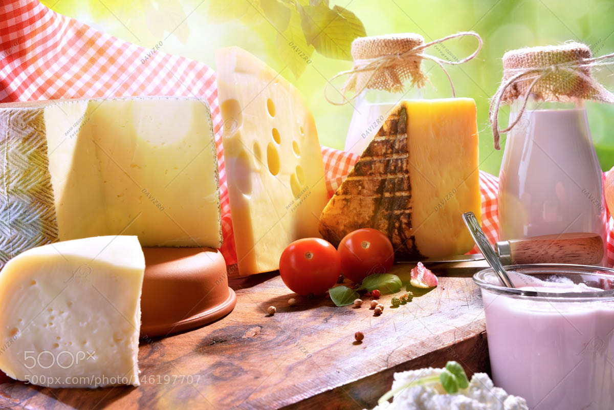 Nikon D810 sample photo. Assortment of artisanal dairy photography
