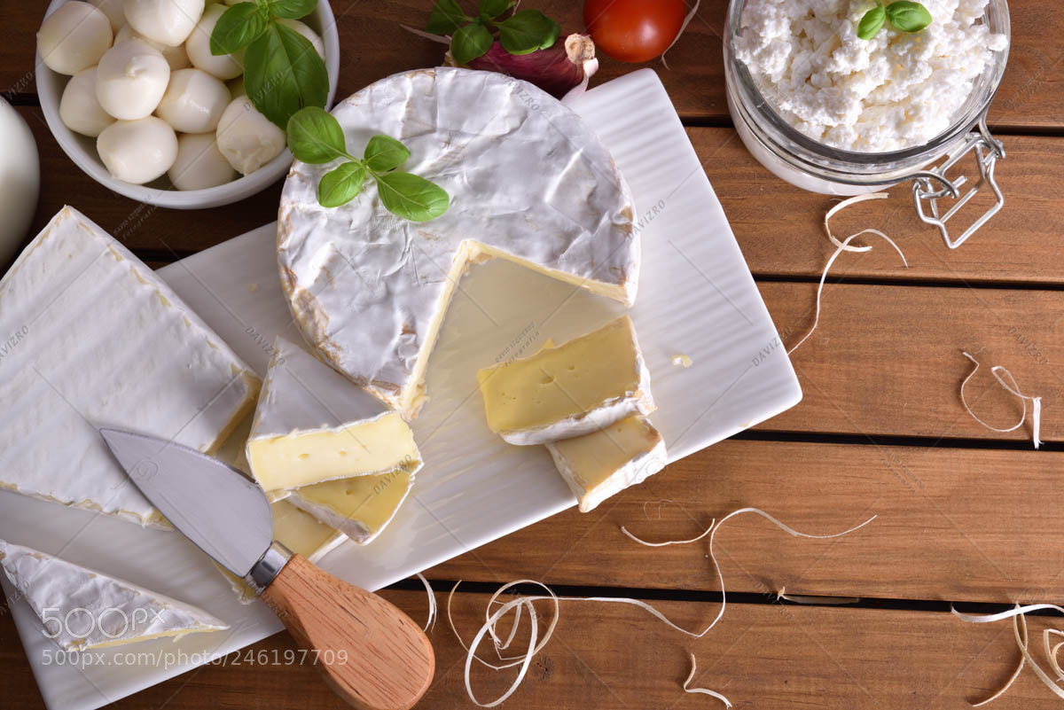 Nikon D810 sample photo. Assortment of artisanal dairy photography