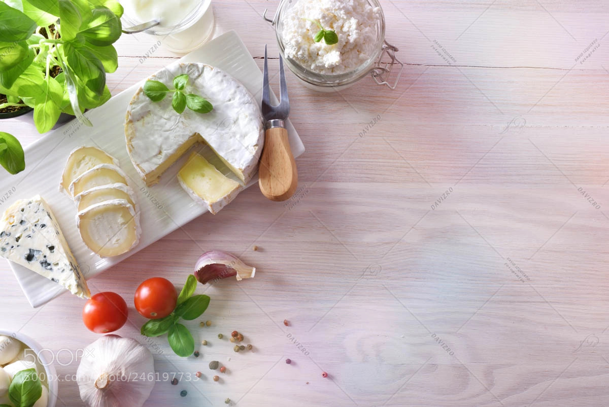 Nikon D810 sample photo. Creamy cheeses on white photography