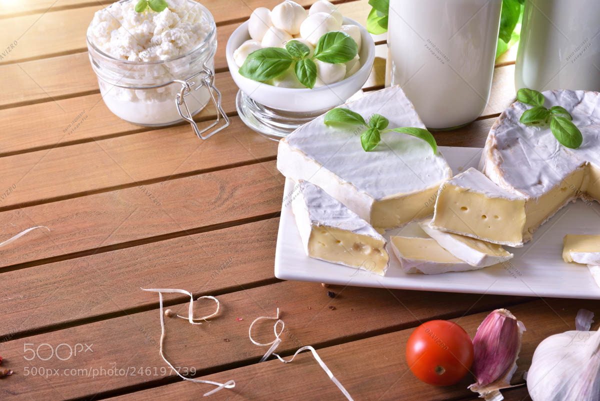 Nikon D810 sample photo. Dairy products in rustic photography