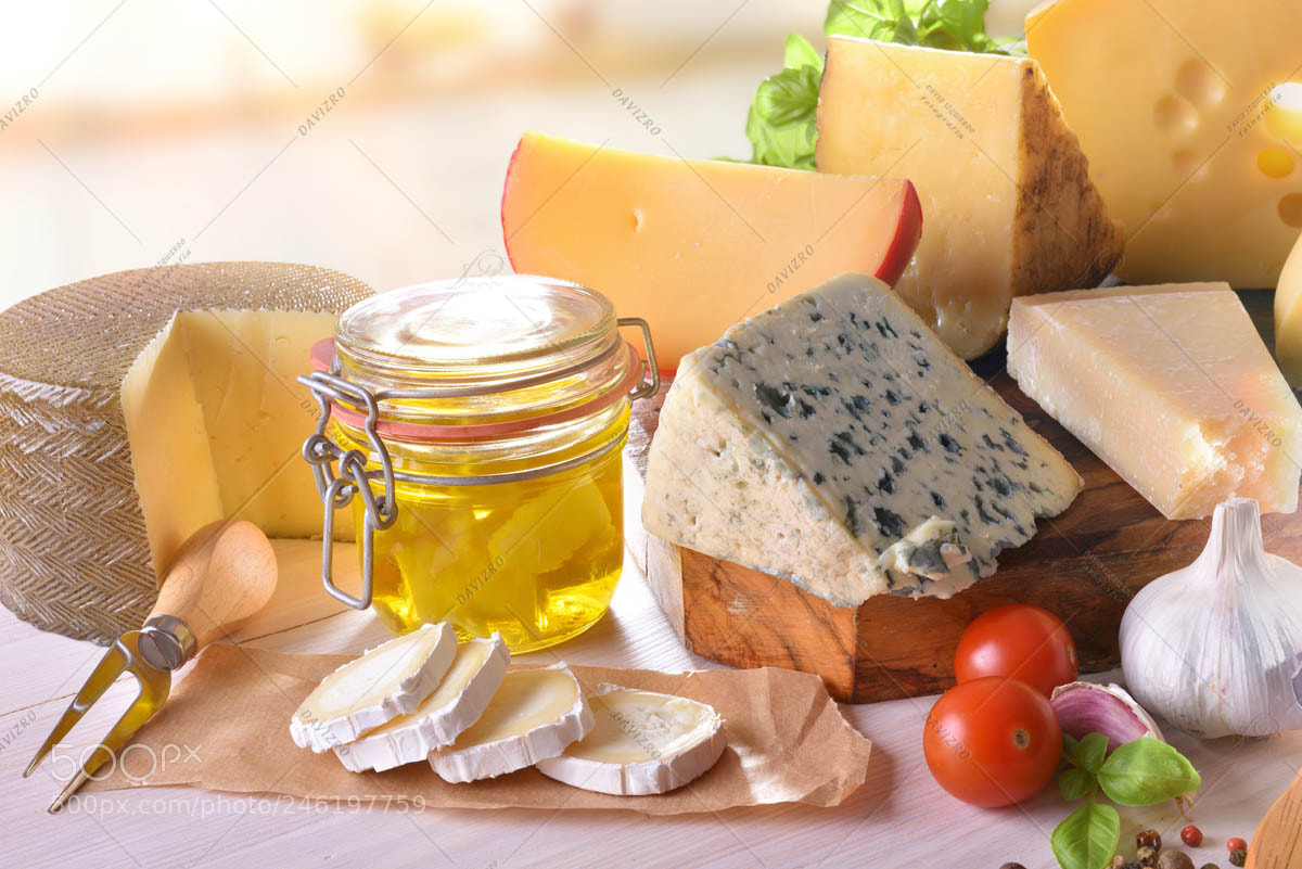 Nikon D810 sample photo. Various types of cheeses photography