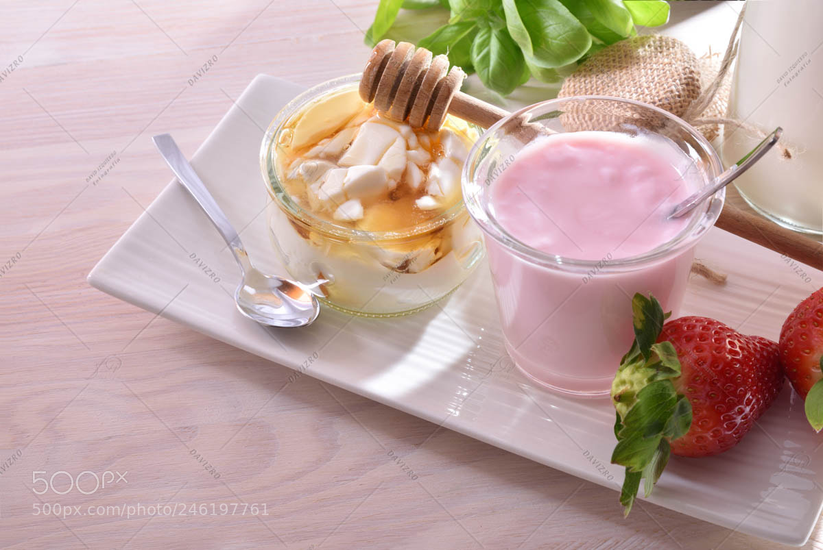 Nikon D810 sample photo. Yogurt and curd with photography