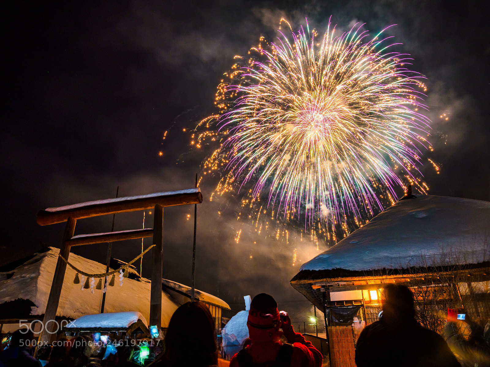 Olympus OM-D E-M1 Mark II sample photo. Japanese winter festival photography