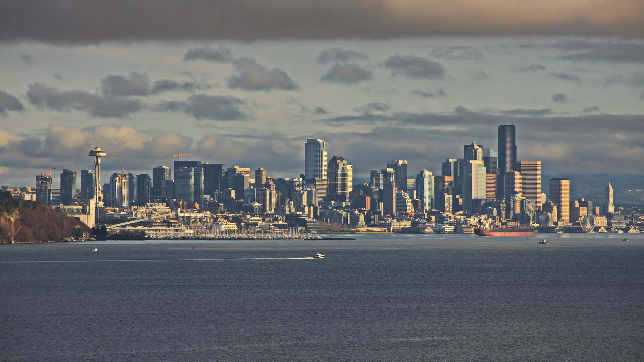 Canon EOS-1Ds Mark III + EF75-300mm f/4-5.6 sample photo. Winter seattle photography