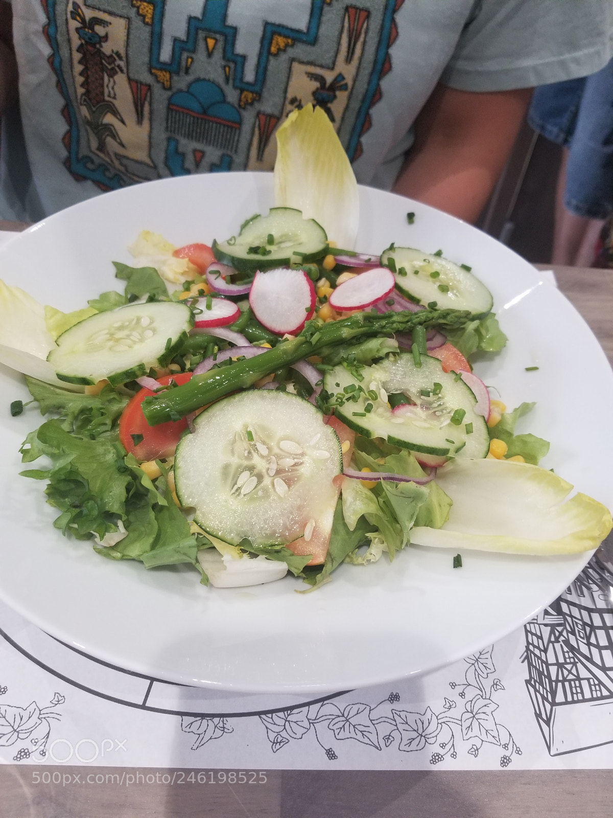 Samsung Galaxy S8 sample photo. Salad photography