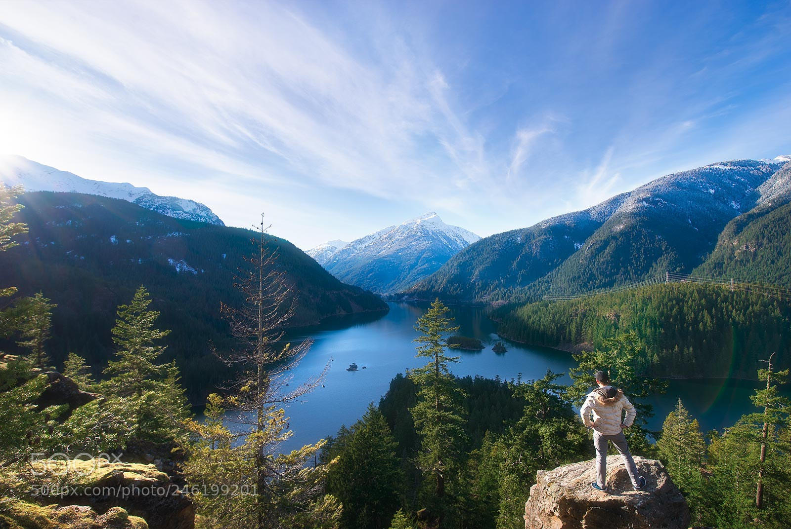 Sony a7 II sample photo. Diablo lake overlook photography