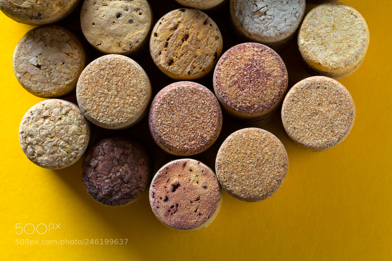 Canon EOS 60D sample photo. Wine cork background bright photography