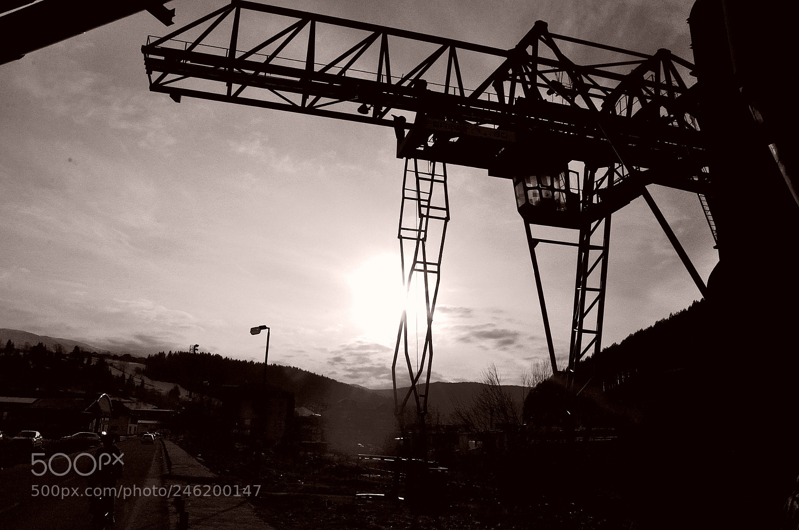 Nikon D90 sample photo. Wood industry photography
