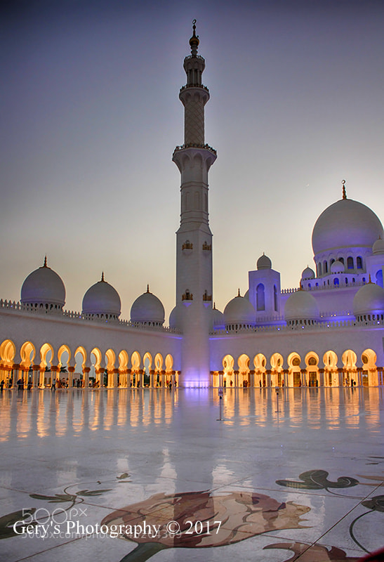 Canon EOS 450D (EOS Rebel XSi / EOS Kiss X2) sample photo. Sheikh zayed mosque photography