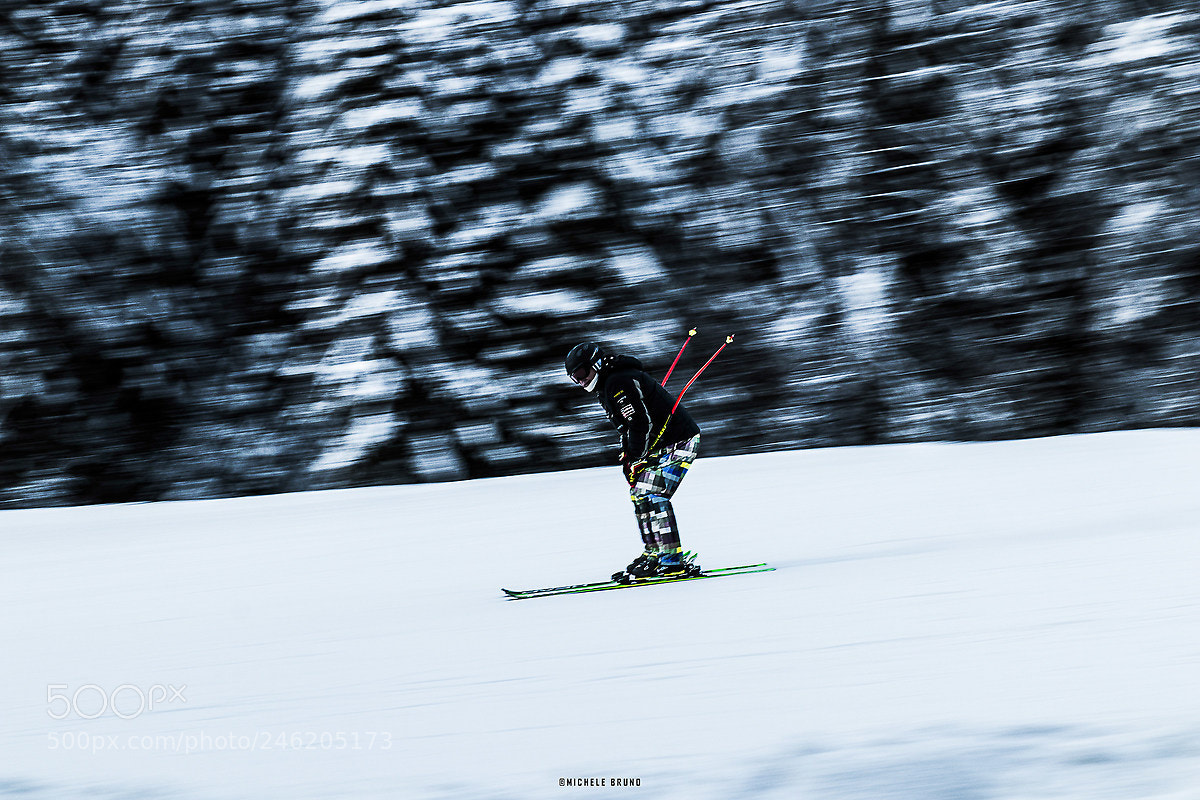 Canon EOS 80D sample photo. Unknown skier photography