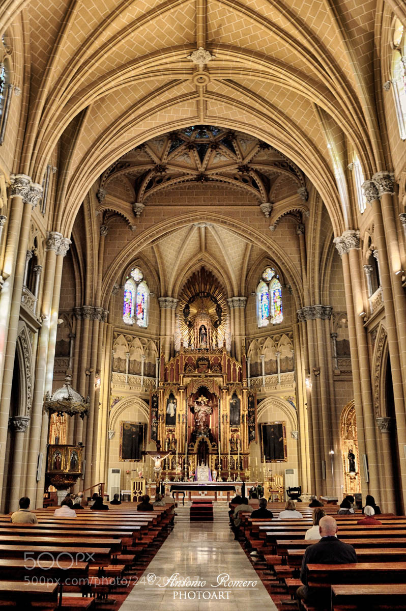 Nikon D5200 sample photo. Iglesia del sagrado coraz photography