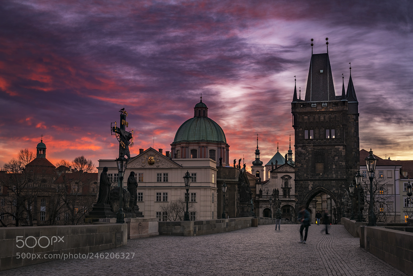 Nikon D810 sample photo. Sunrise in prague photography