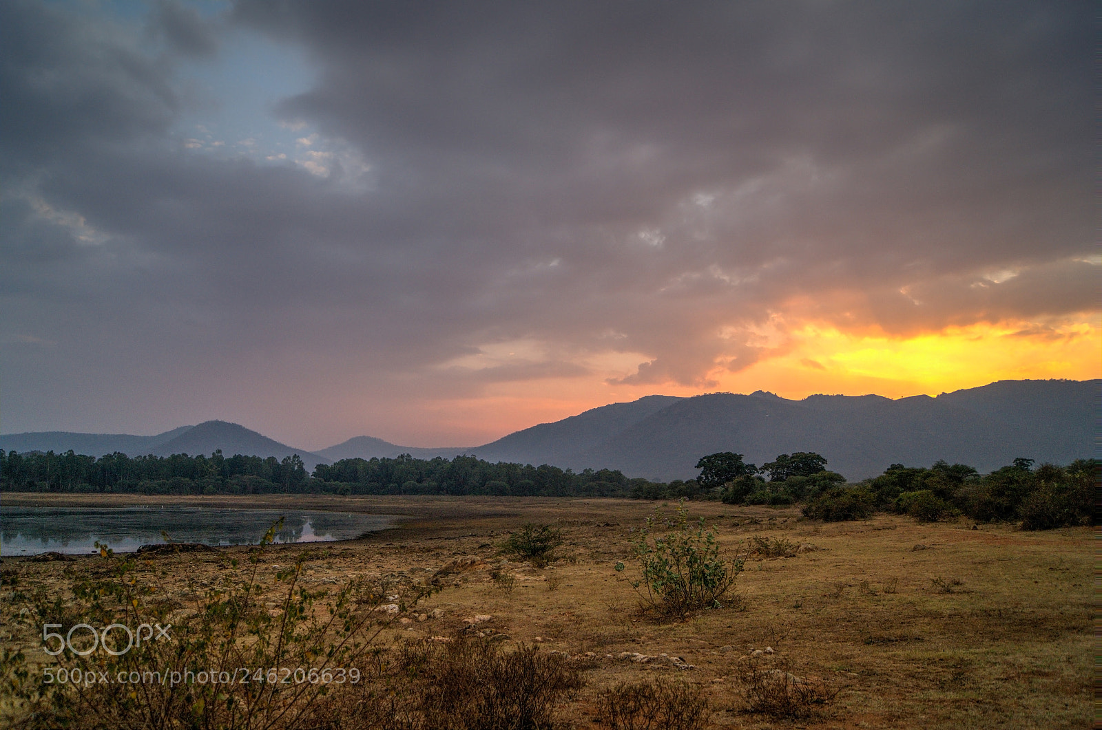 Sony a99 II sample photo. Sunset over gopalaswamy betta photography