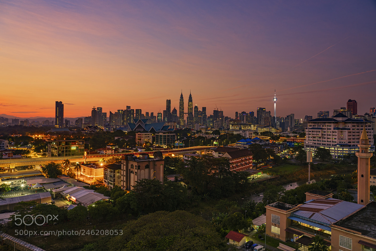 Sony a7R II sample photo. Glorious sunrise in kuala photography