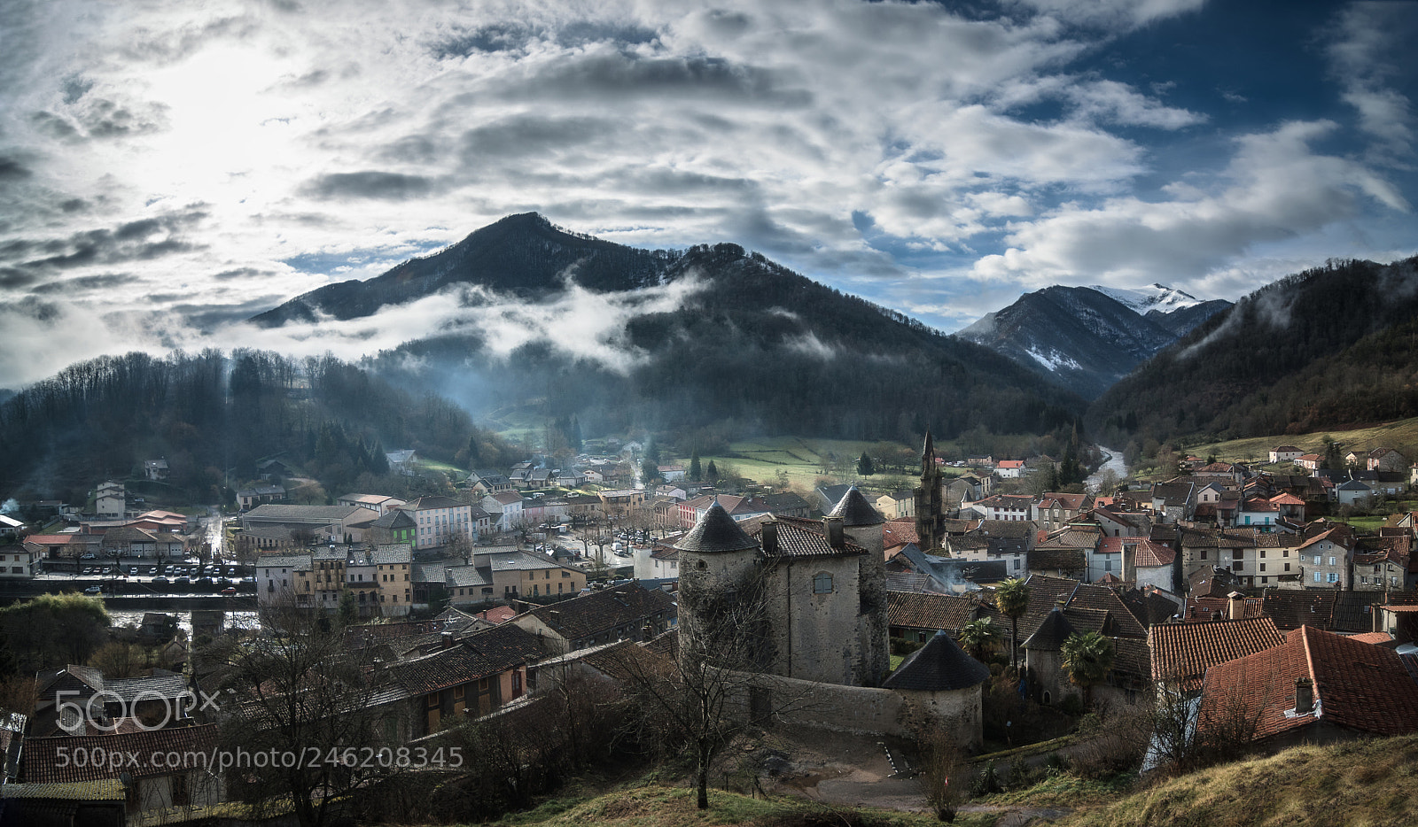 Nikon D5500 sample photo. Village of france photography