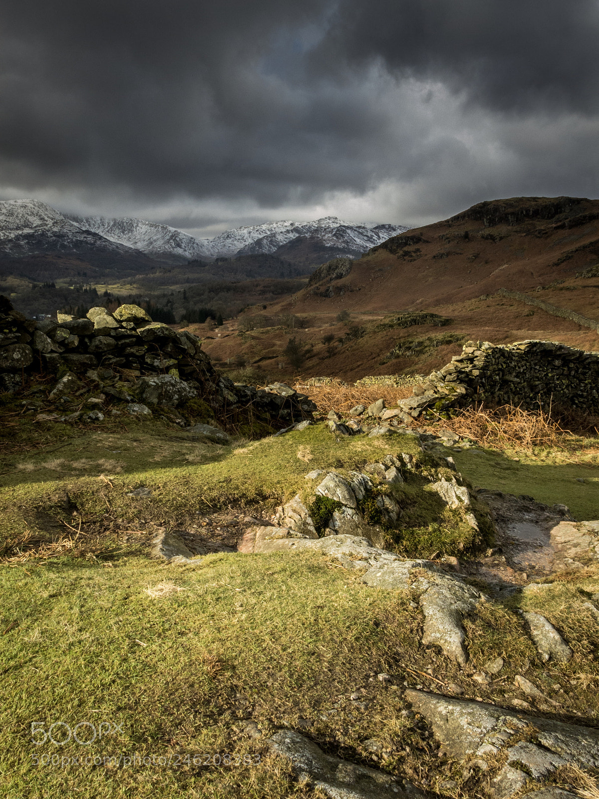 Canon PowerShot G15 sample photo. Lake district hills near photography