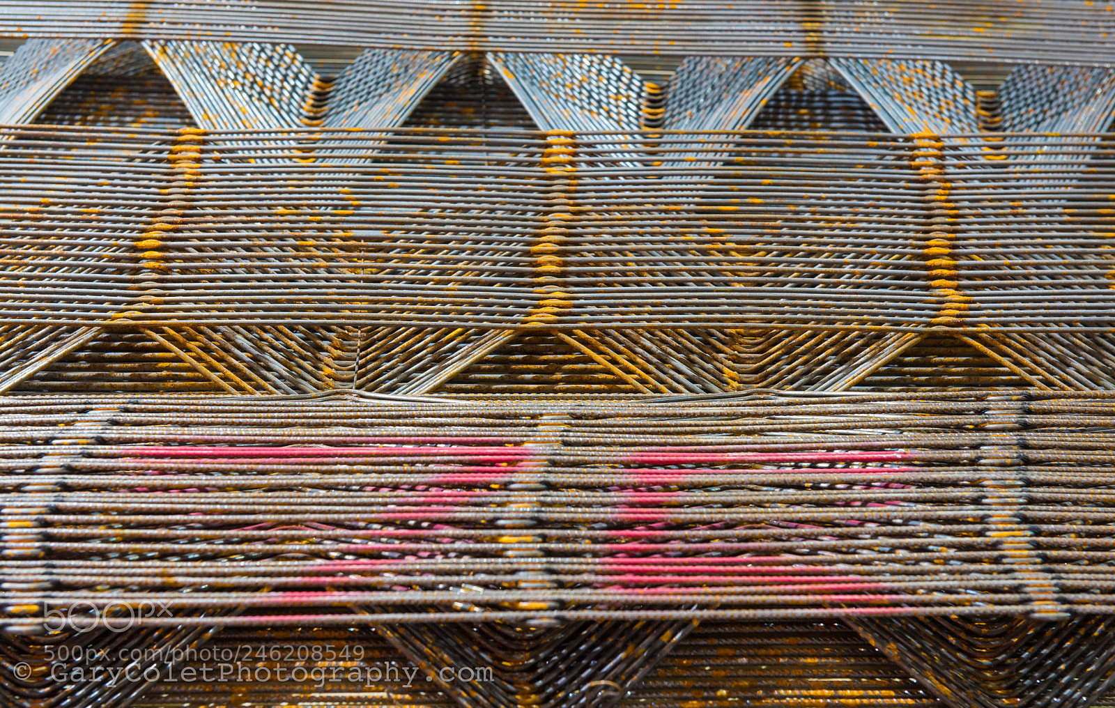 Nikon D810 sample photo. Crossrail concrete reinforement photography