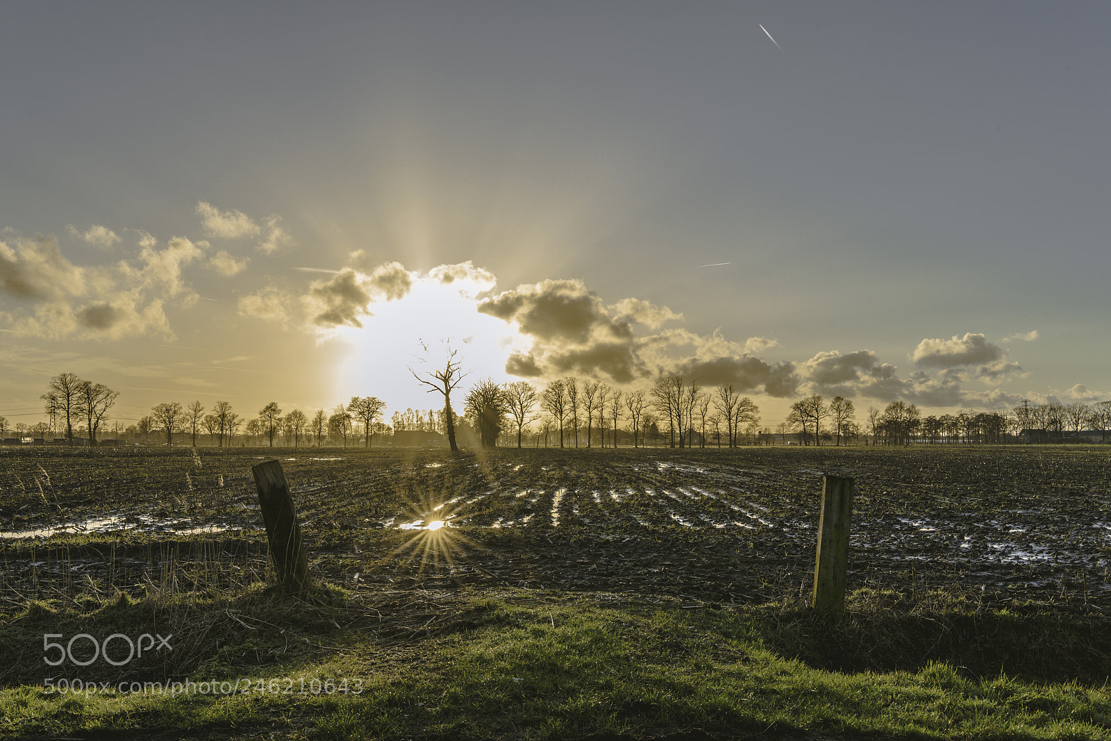 Sony a7 II sample photo. Sunset in the netherlands photography